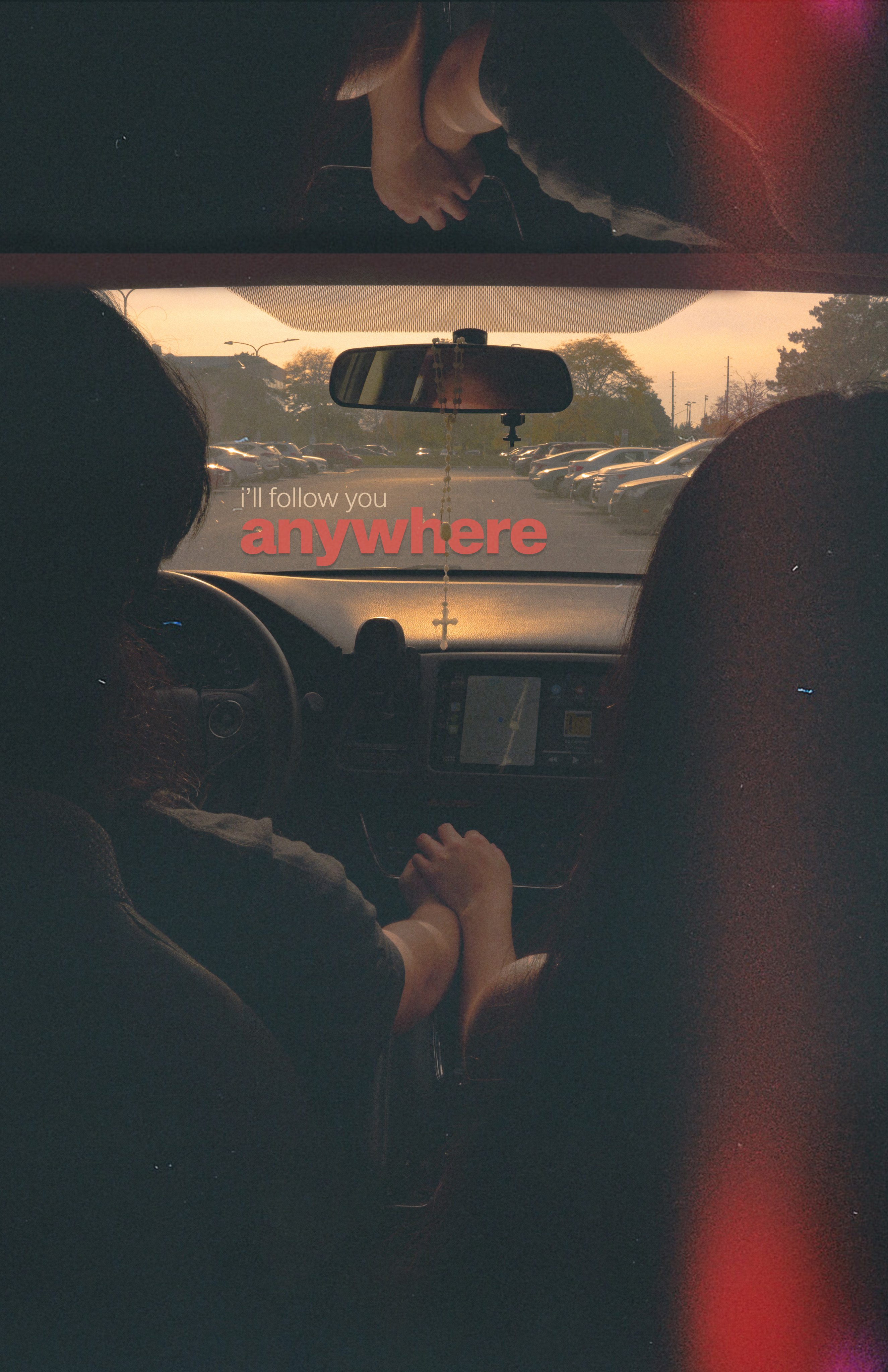 Poster design with bold contrasting typography