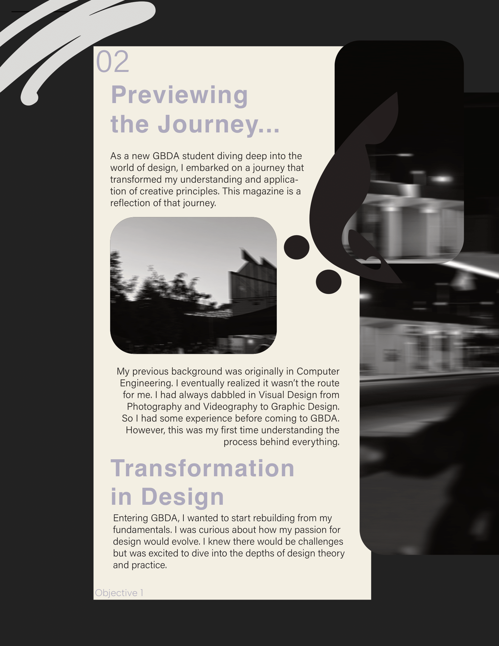 Magazine page 2 - contents spread