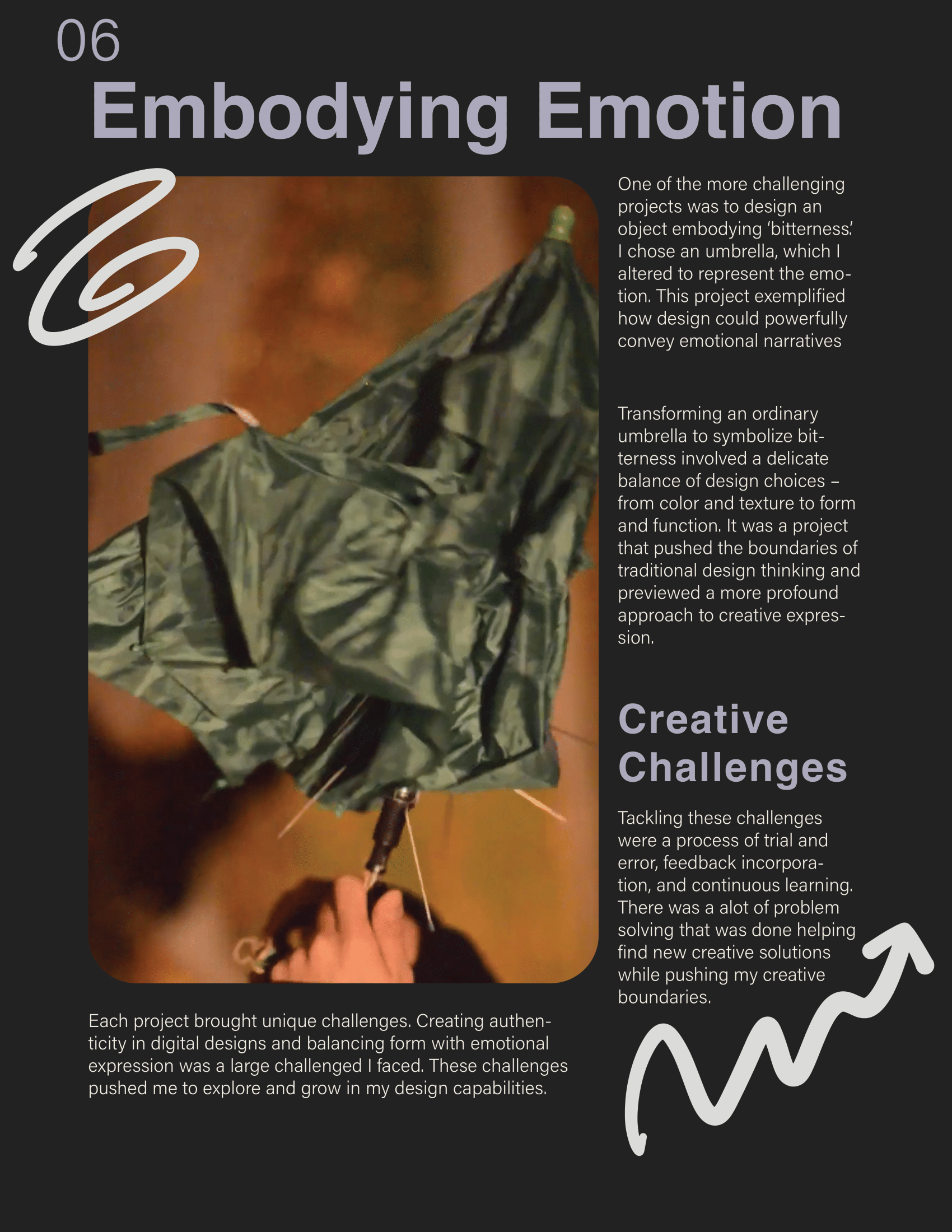 Magazine page 6 - interview layout