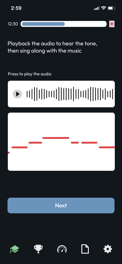 Practice loop interface